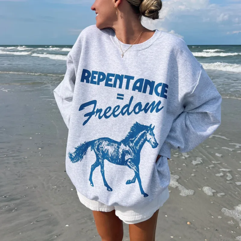 NEW! | "FREEDOM" CREWNECK | ASH sold by He Would Love First