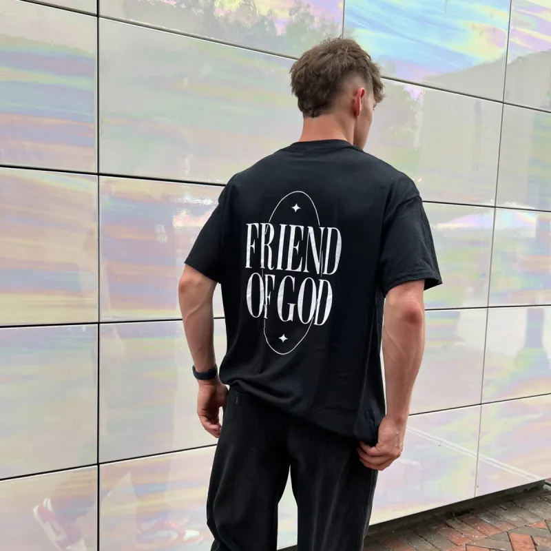 NEW! | "FRIEND OF GOD" TEE | BLACK sold by He Would Love First