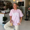 "UNIVERSITY" TEE | PINK sold by He Would Love First