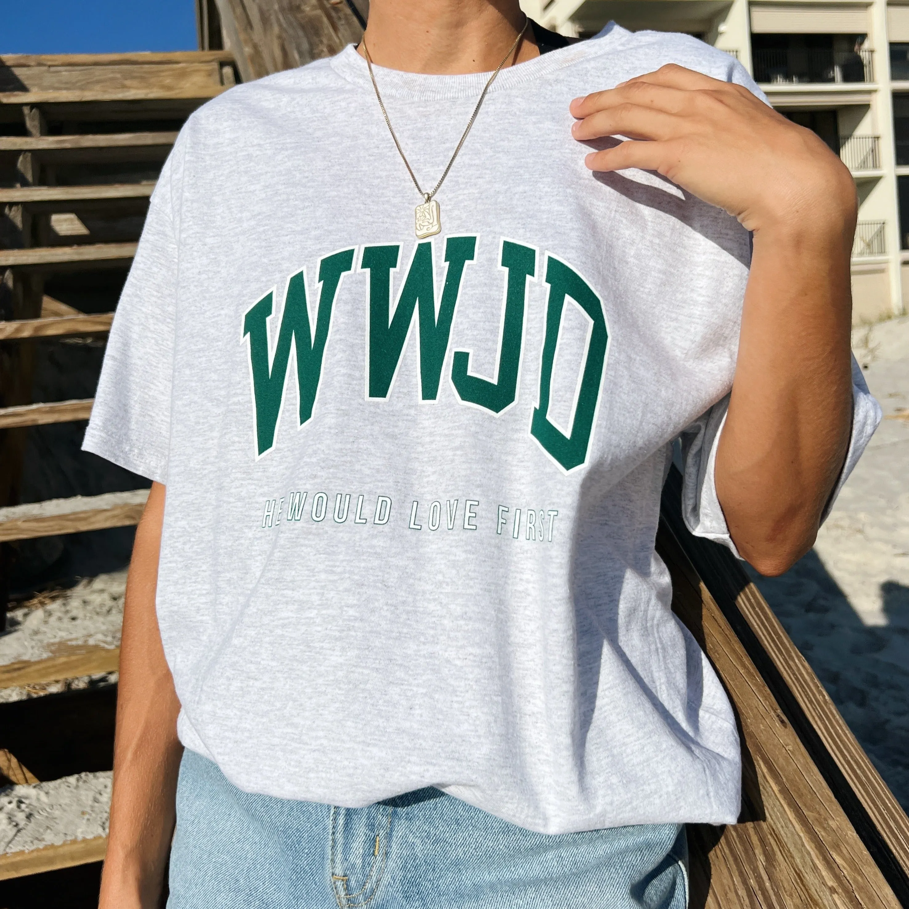 LIMITED! | "UNIVERSITY" TEE | ASH sold by He Would Love First