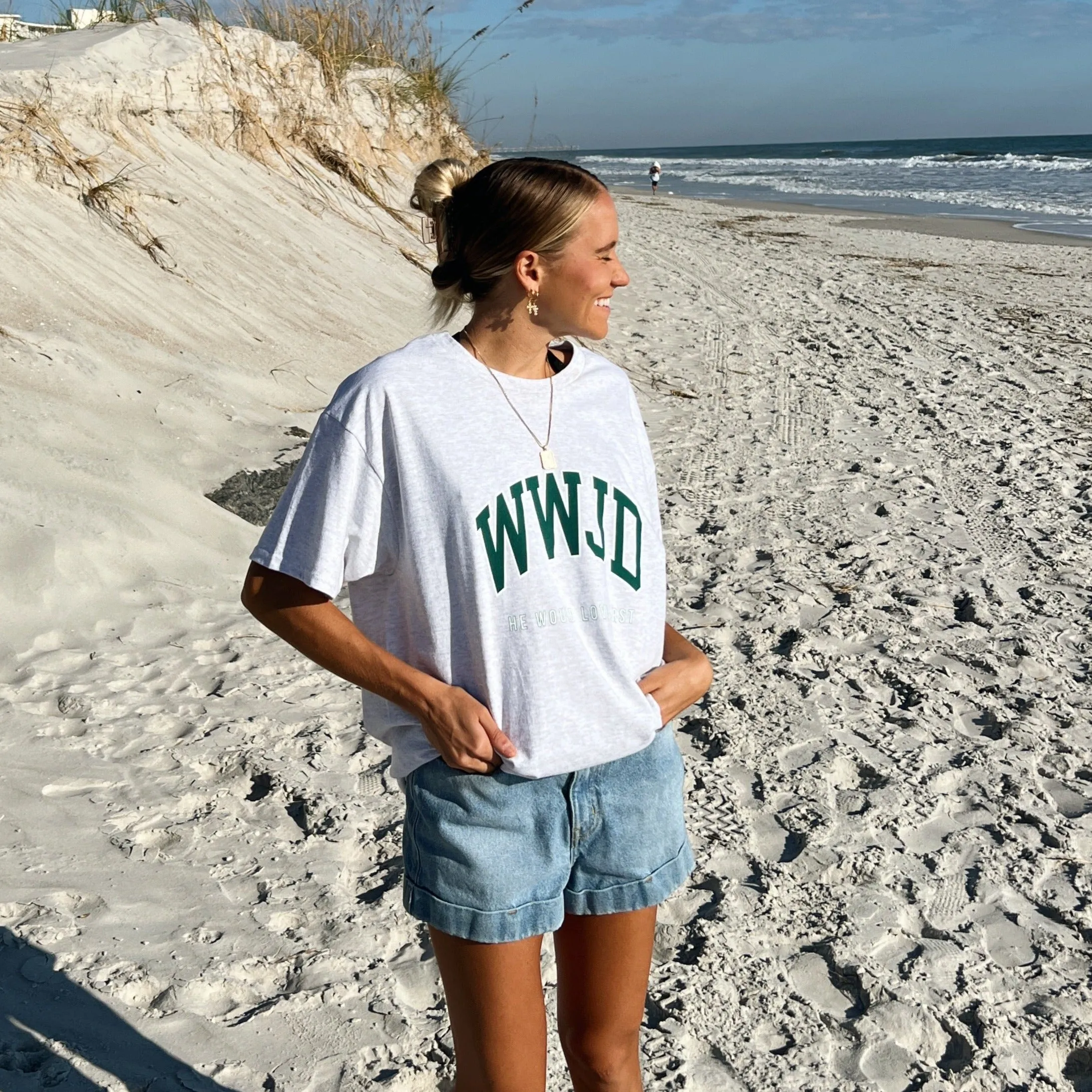 LIMITED! | "UNIVERSITY" TEE | ASH sold by He Would Love First product image thumbnail 2