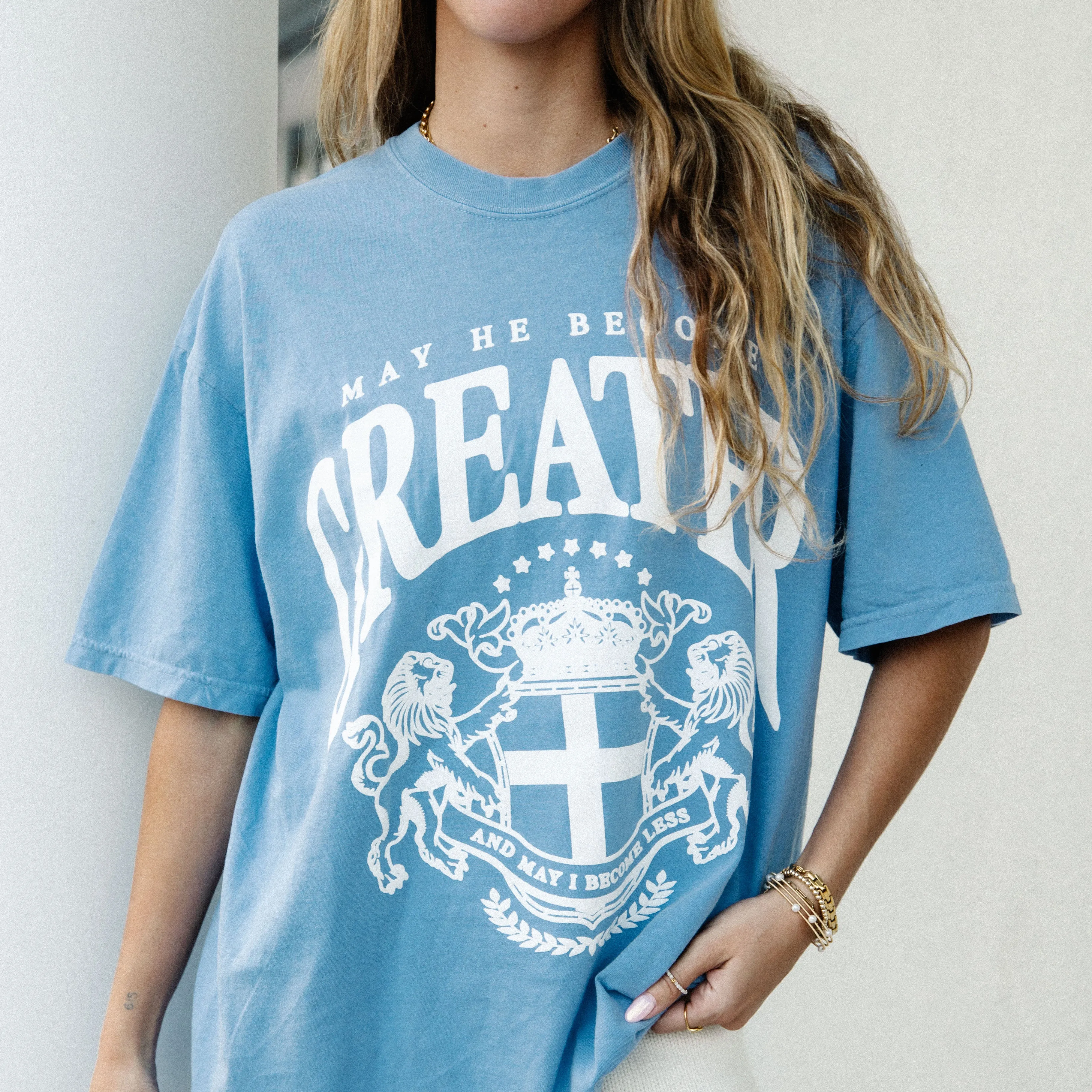 "GREATER" UNIVERSITY PREMIUM COMFORT COLOR TEE sold by He Would Love First product image thumbnail 3