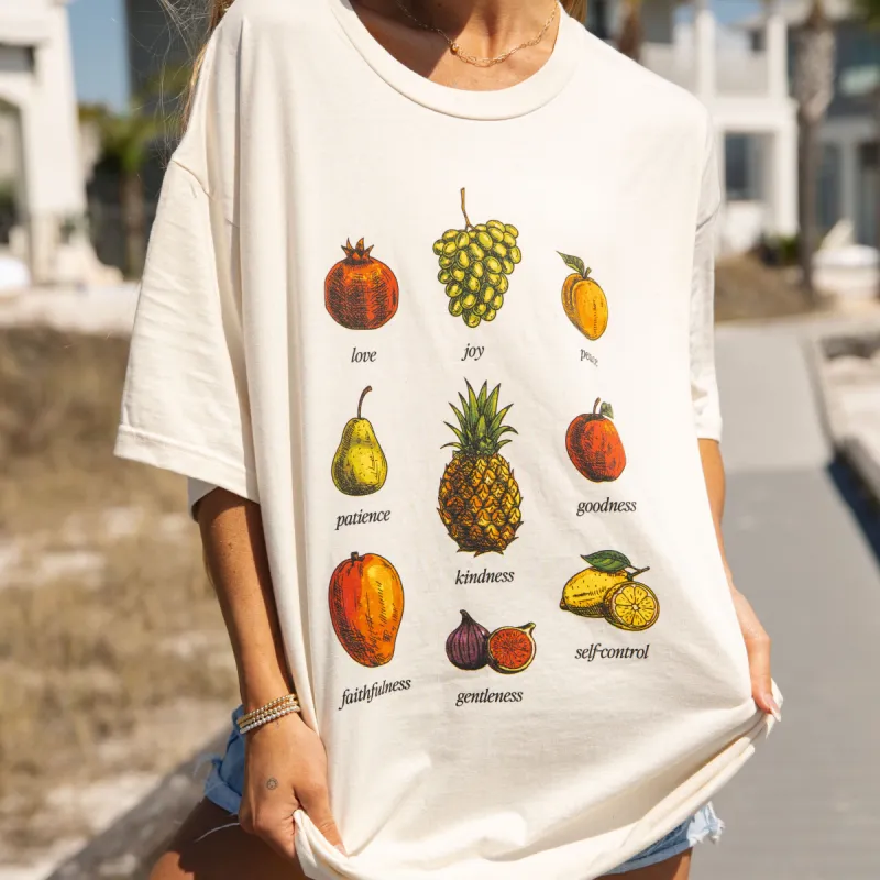 "FRUIT" TEE | IVORY sold by He Would Love First
