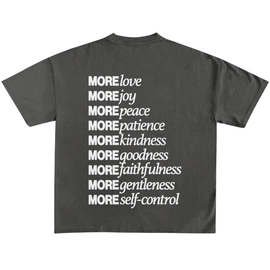 NEW | "MORE FRUIT" PREMIUM COMFORT COLOR TEE | PEPPER sold by He Would Love First product image thumbnail 2