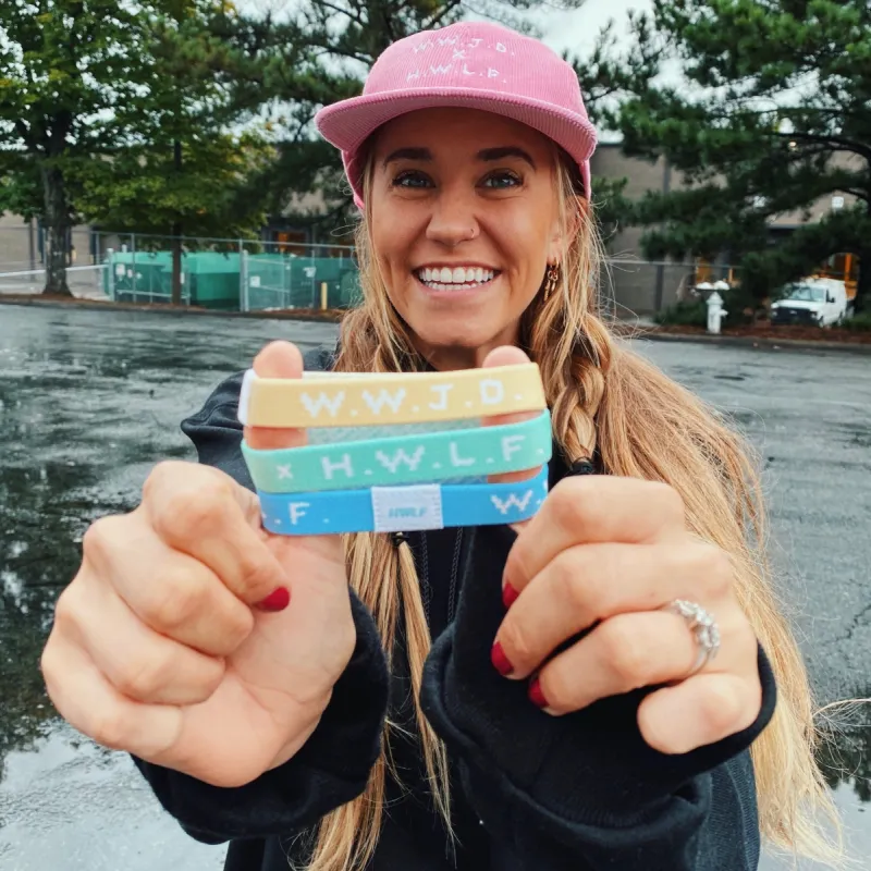 WWJD x HWLF | "SPRING" ELASTIC 3-PACK sold by He Would Love First