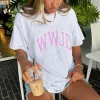"UNIVERSITY" TEE | ASH / ORCHID sold by He Would Love First