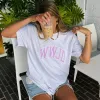"UNIVERSITY" TEE | ASH / ORCHID sold by He Would Love First