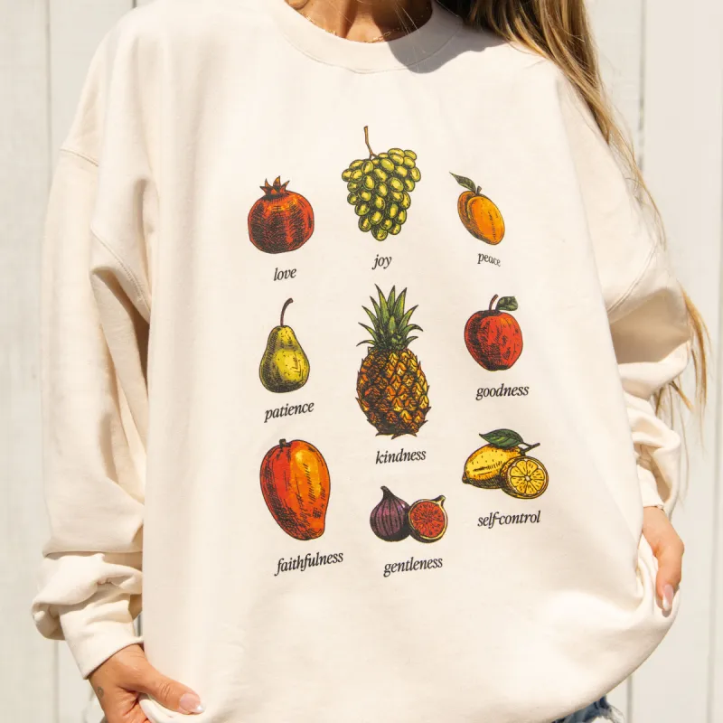 "FRUIT" CREWNECK | IVORY sold by He Would Love First