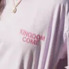 PUFF PRINT "KINGDOM COME" PREMIUM COMFORT COLOR TEE | ORCHID sold by He Would Love First