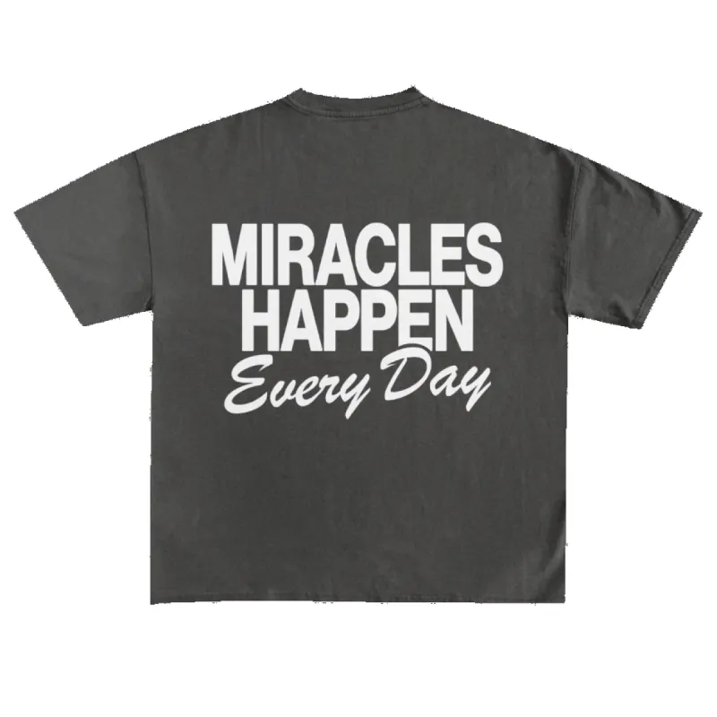NEW | "MIRACLES" PREMIUM COMFORT COLORS TEE - PEPPER sold by He Would Love First
