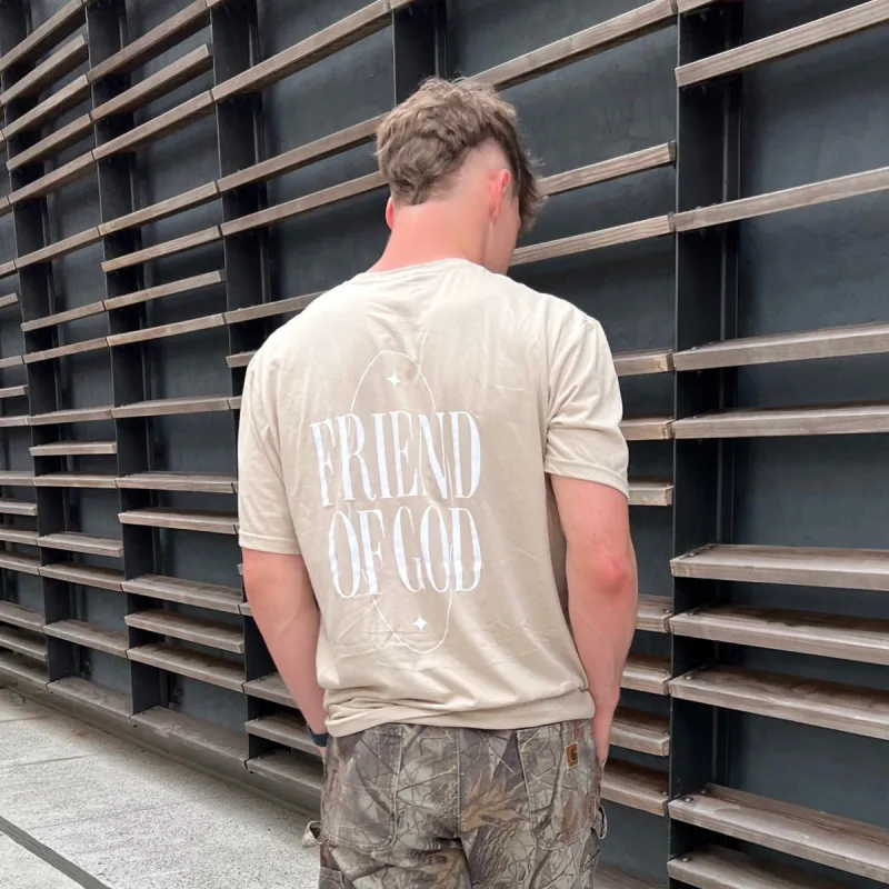 NEW! | "FRIEND OF GOD" TEE | SAND sold by He Would Love First
