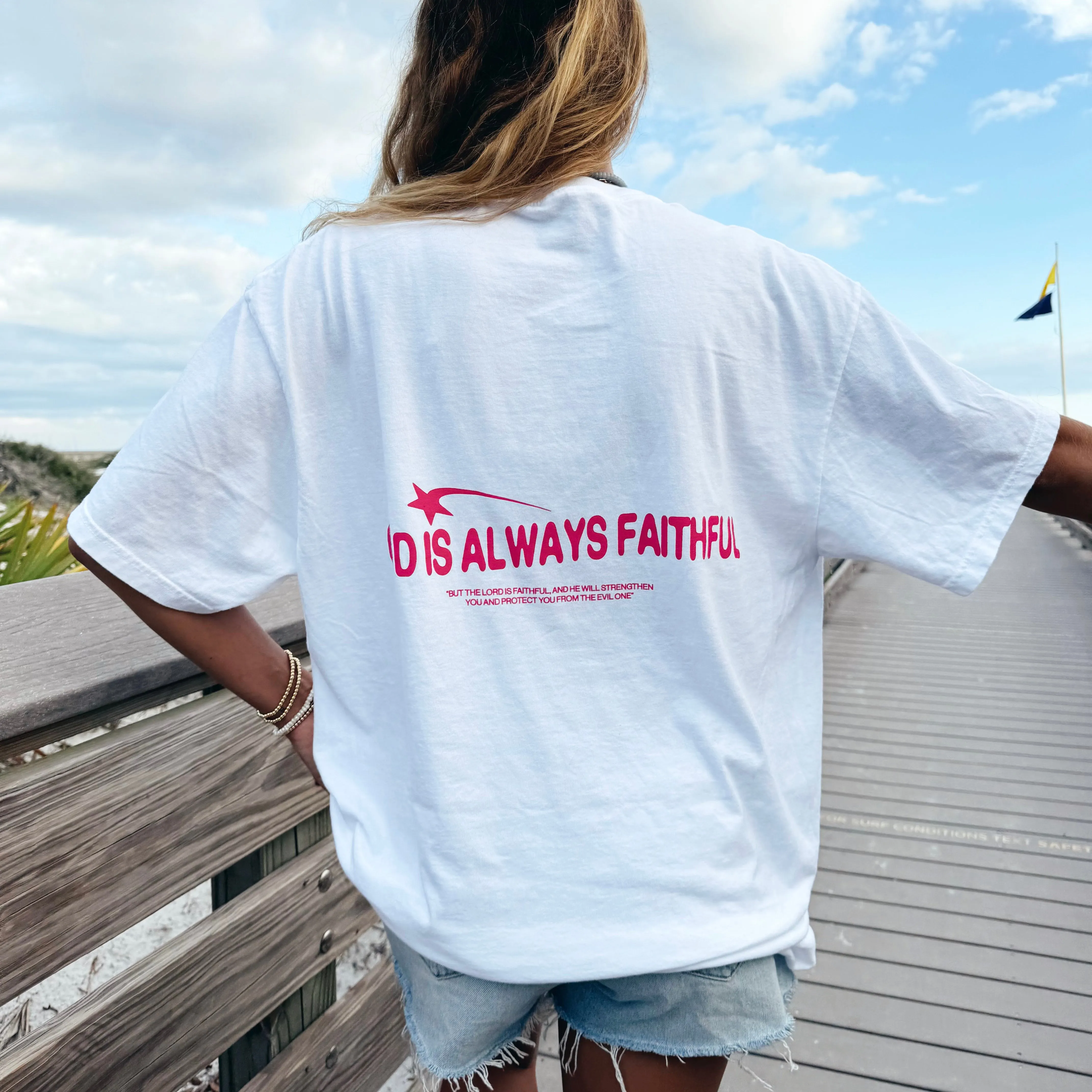 RESTOCK! "FAITHFUL" | PREMIUM COMFORT COLOR TEE sold by He Would Love First product image thumbnail 4