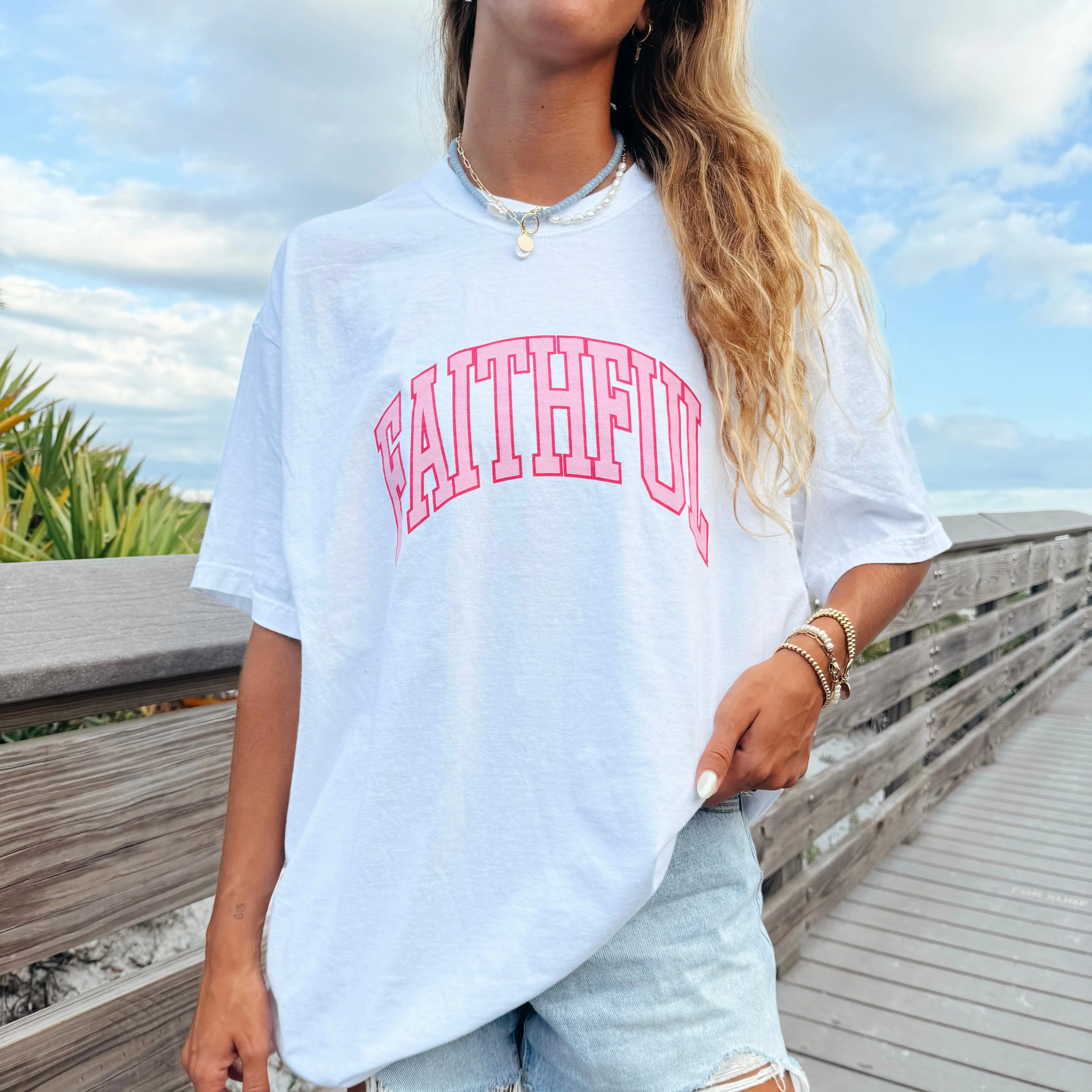 RESTOCK! "FAITHFUL" | PREMIUM COMFORT COLOR TEE sold by He Would Love First