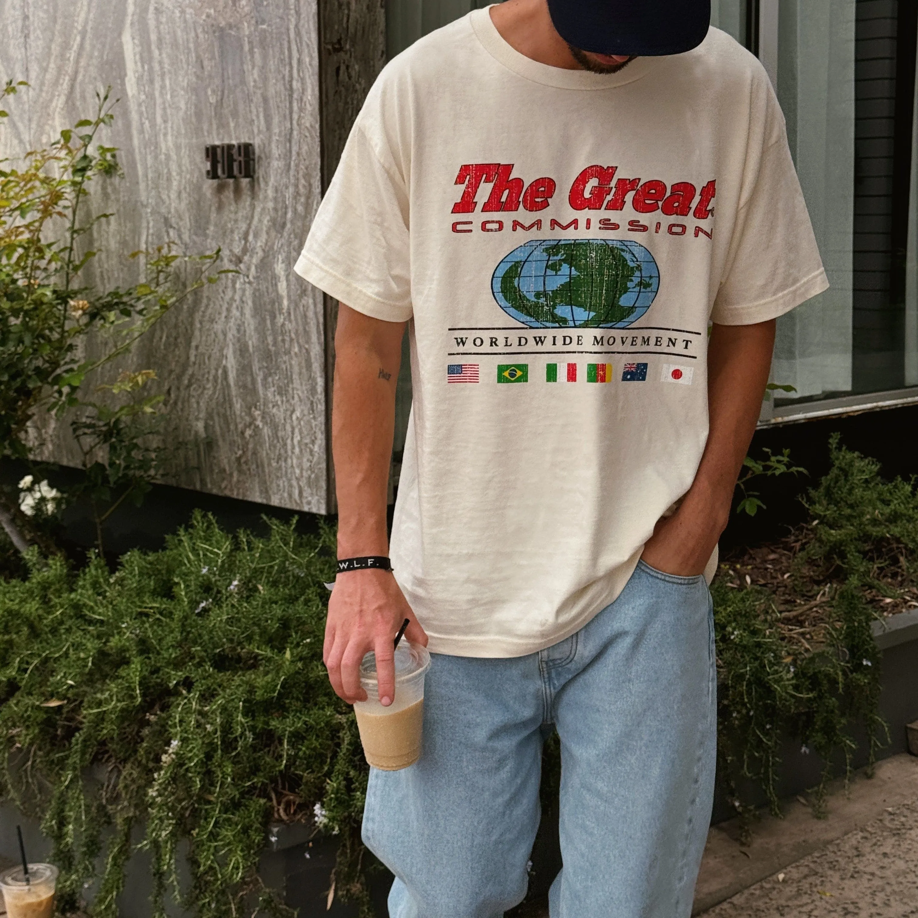 TRENDING! | "GREAT COMMISSION" TEE | IVORY sold by He Would Love First product image thumbnail 4