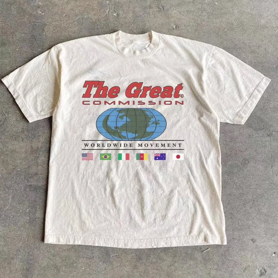 TRENDING! | "GREAT COMMISSION" TEE | IVORY sold by He Would Love First product image thumbnail 2