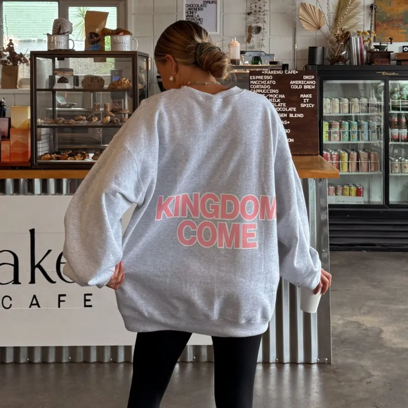 "KINGDOM COME" CREWNECK | ASH sold by He Would Love First