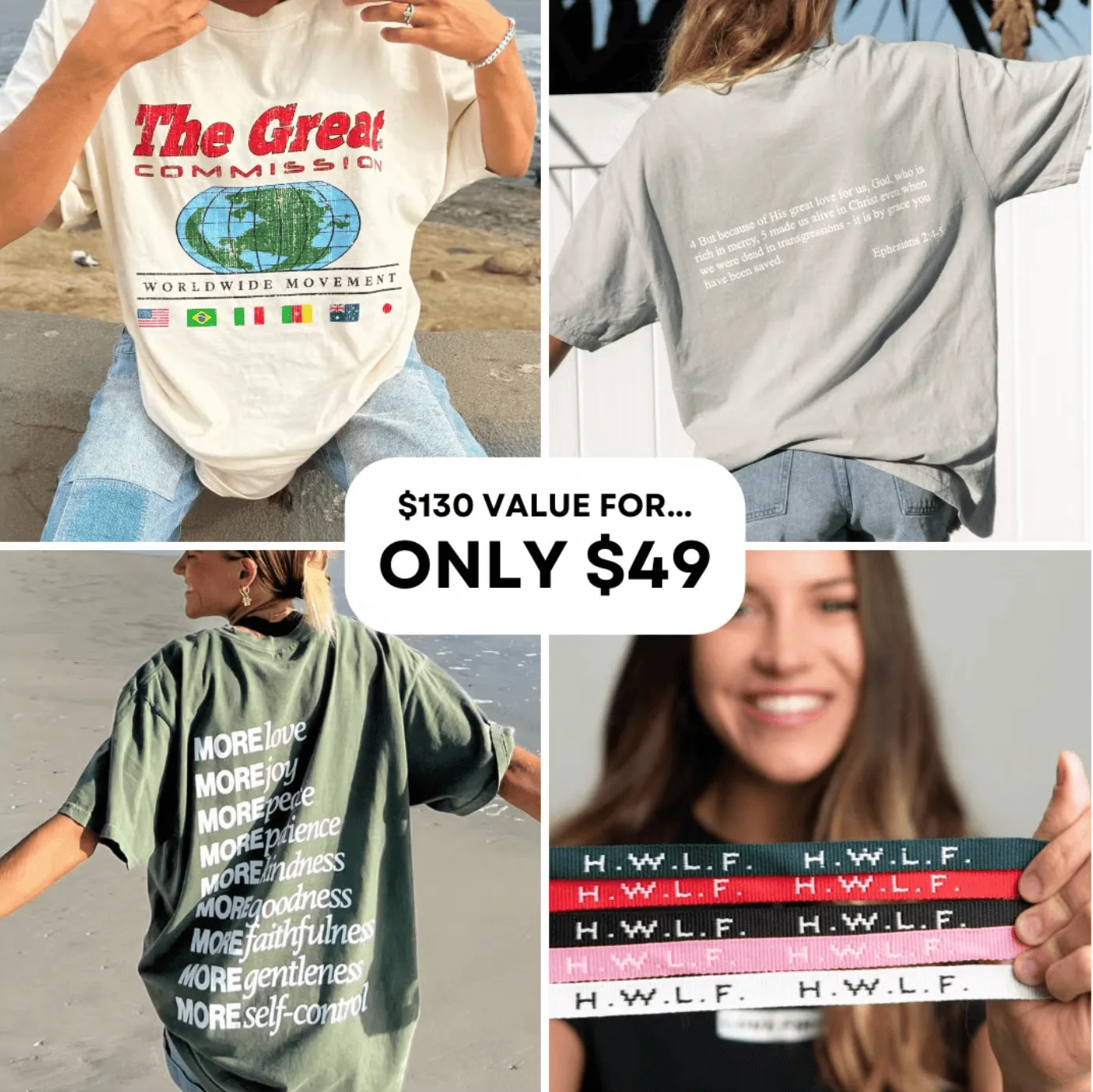 NEW! | TRENDING TEES BUNDLE! | $130 VALUE sold by He Would Love First