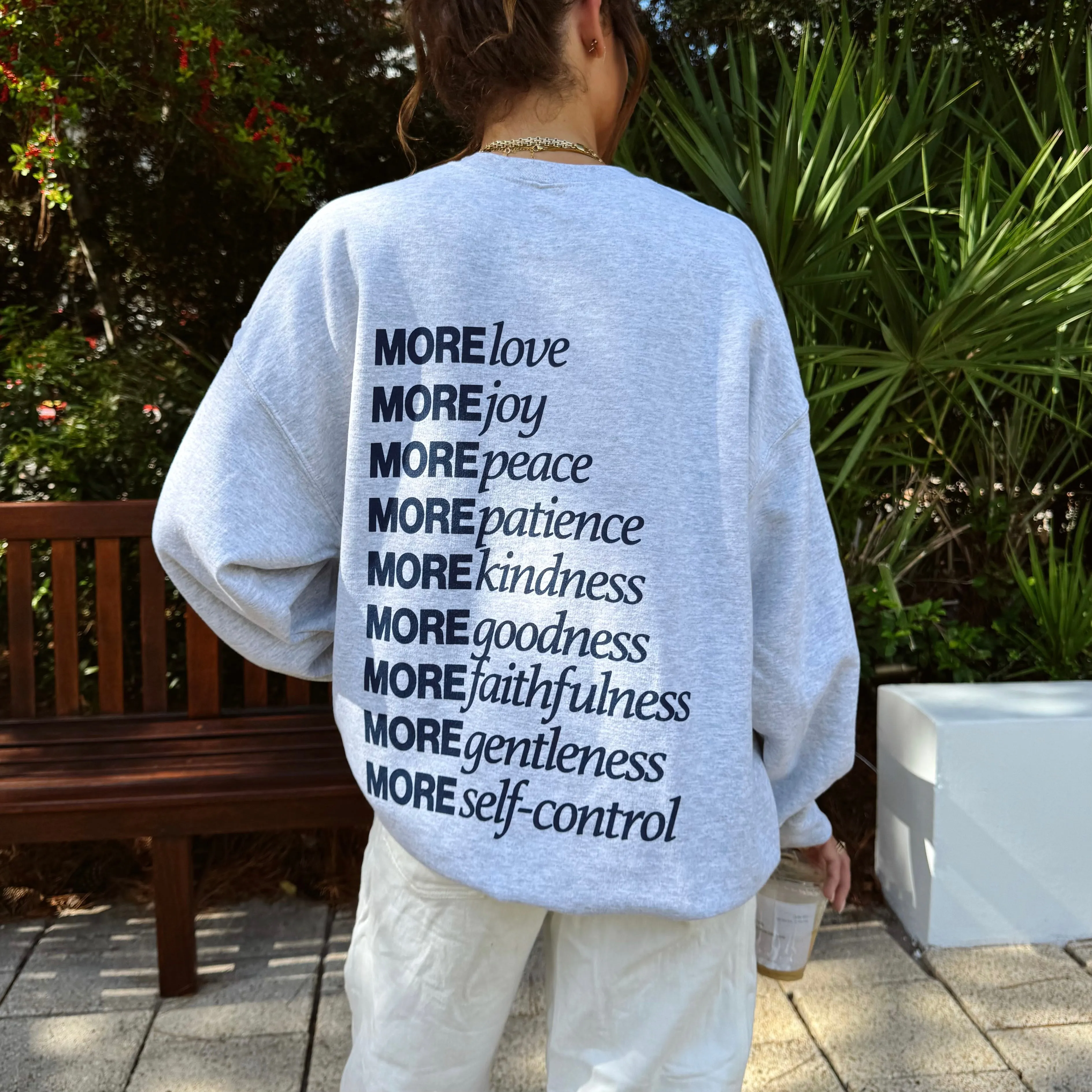 MADE FOR MORE CREWNECK sold by He Would Love First product image thumbnail 4