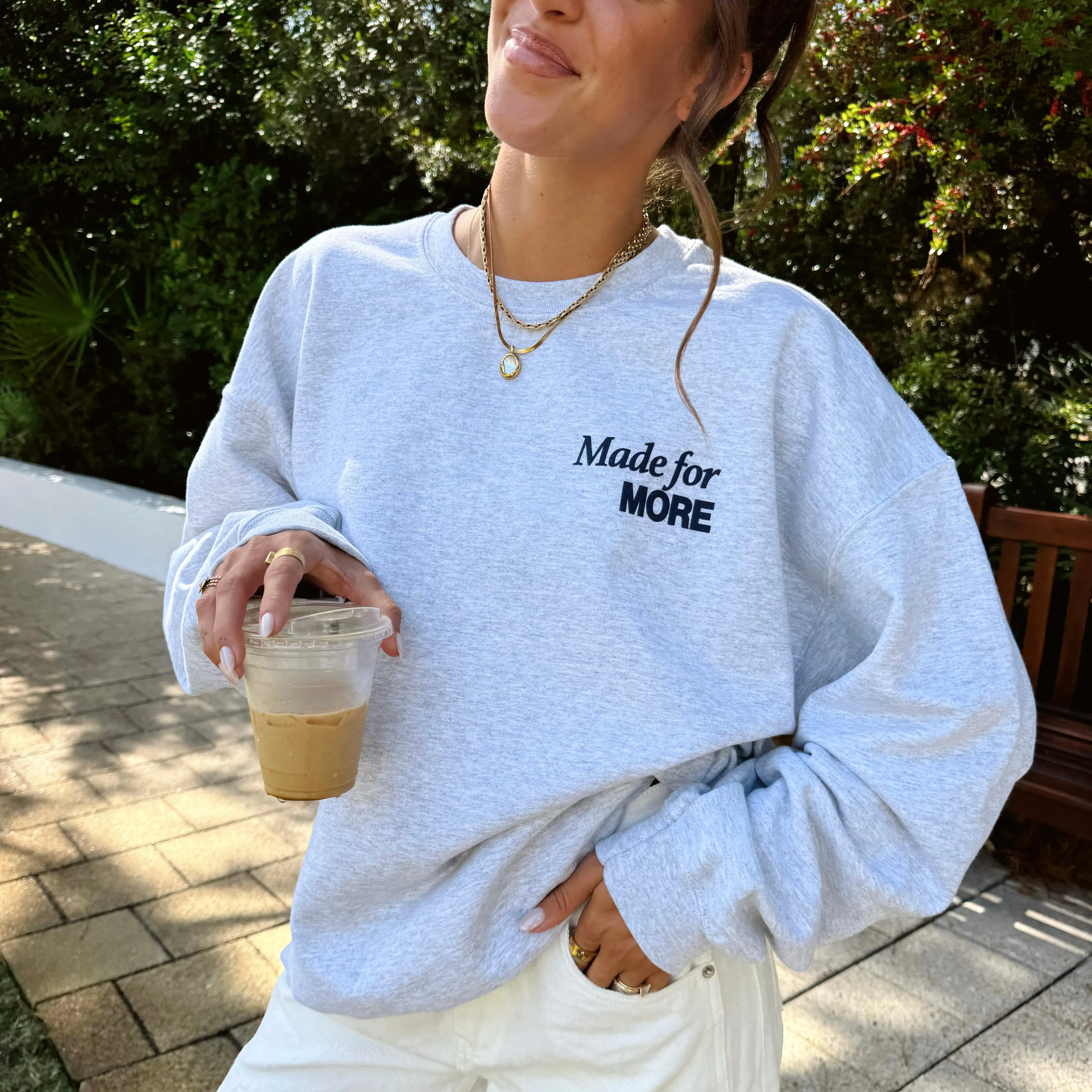 MADE FOR MORE CREWNECK sold by He Would Love First product image thumbnail 5