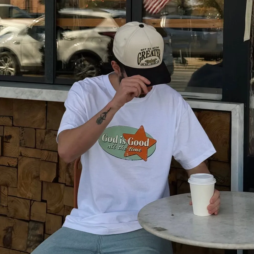 "GOD IS GOOD" RETRO TEE sold by He Would Love First product image thumbnail 5