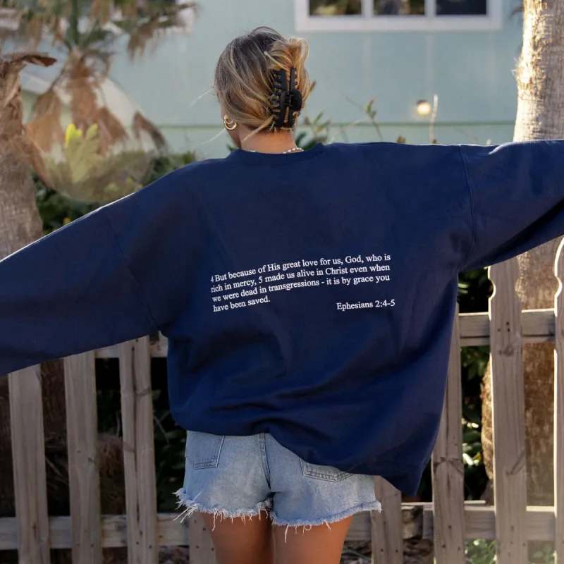 RESTOCK! | "SCRIPTURE" CREW | NAVY sold by He Would Love First