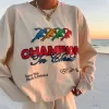 RESTOCK! | "CHAMPION" PREMIUM COMFORT COLOR CREWNECK | IVORY sold by He Would Love First