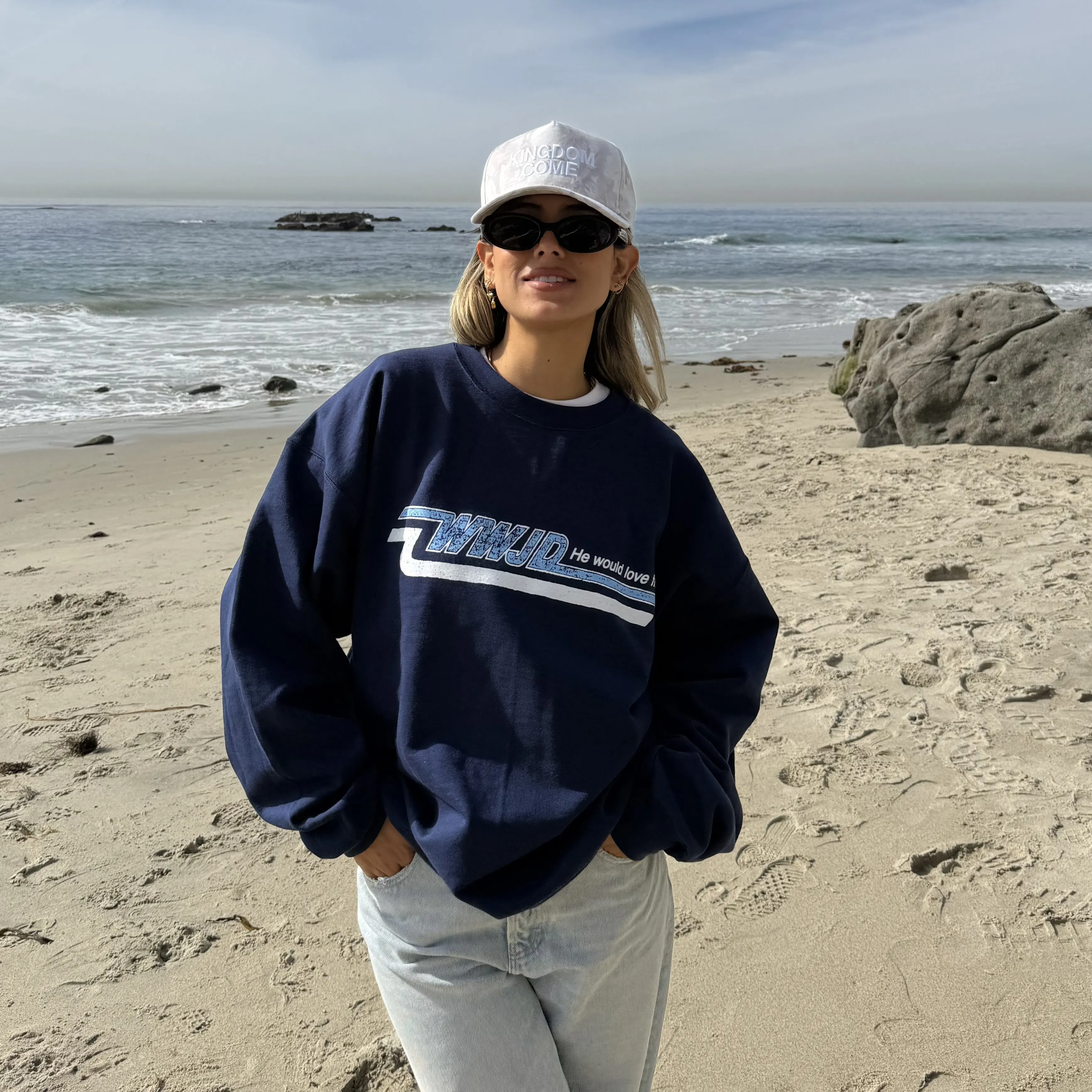 VINTAGE WWJD SKATER CREWNECK sold by He Would Love First product image thumbnail 4