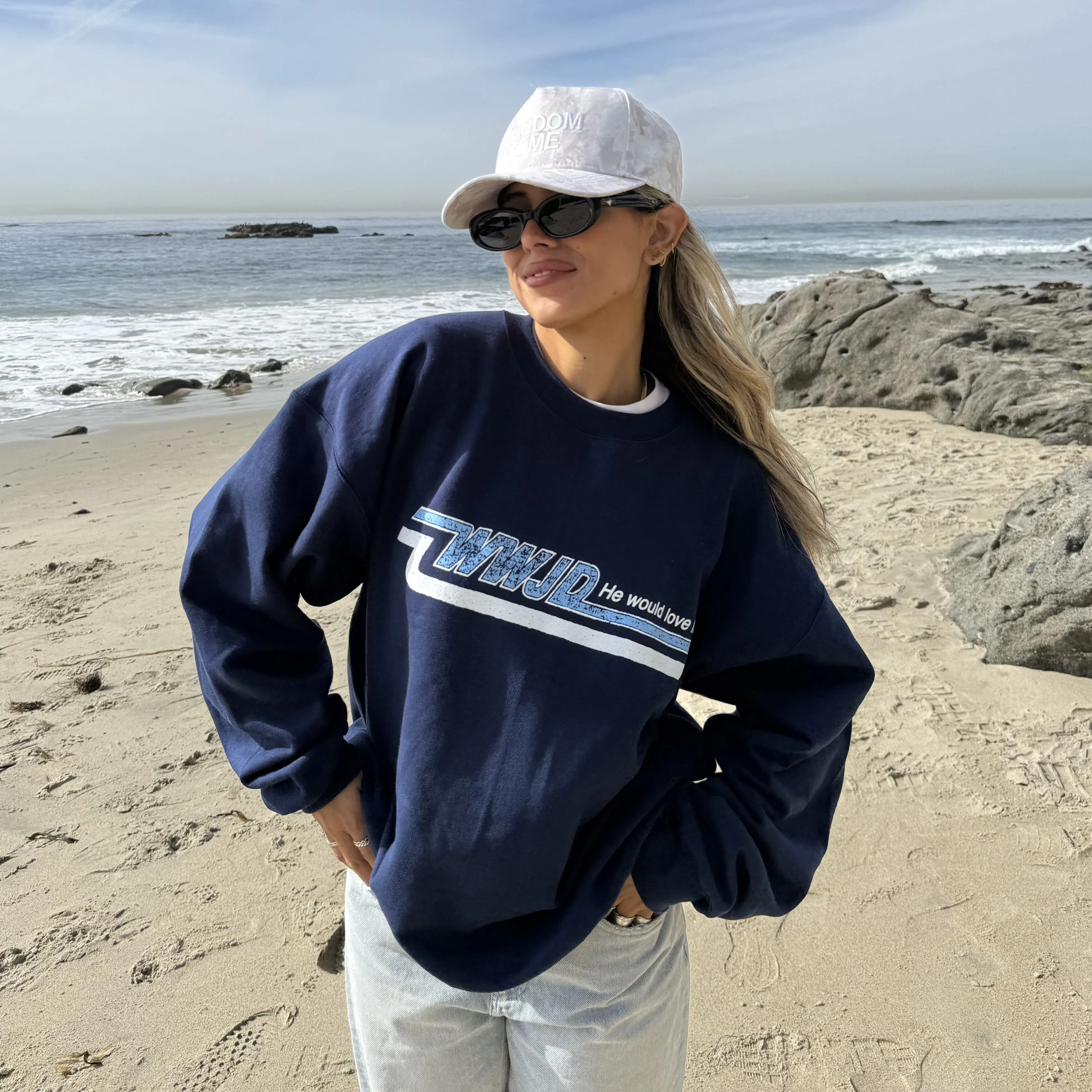 VINTAGE WWJD SKATER CREWNECK sold by He Would Love First
