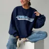RESTOCK! | VINTAGE WWJD "SKATER" CREWNECK | NAVY sold by He Would Love First