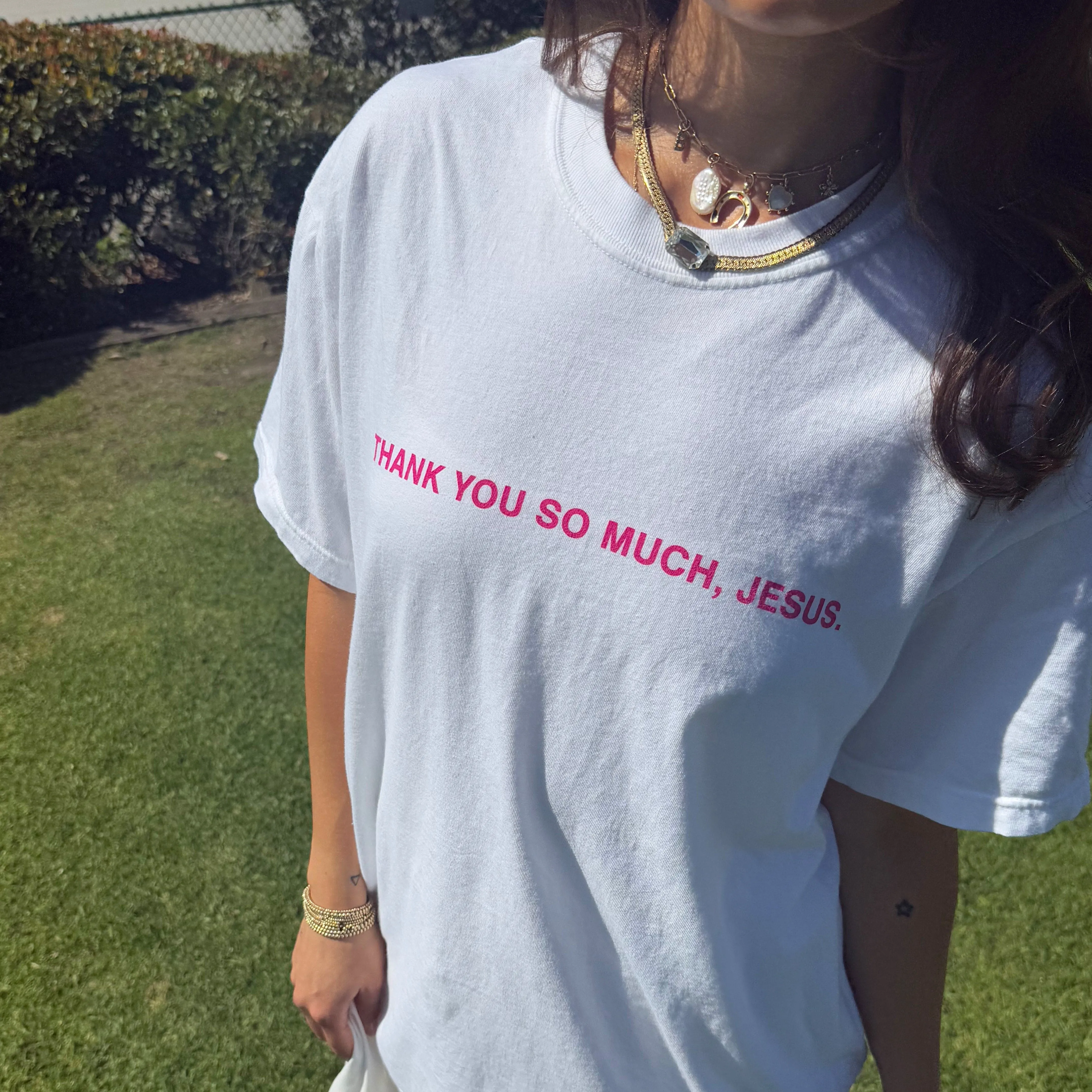 NEW | "THANK YOU SO MUCH JESUS" COMFORT COLOR TEE sold by He Would Love First product image thumbnail 3