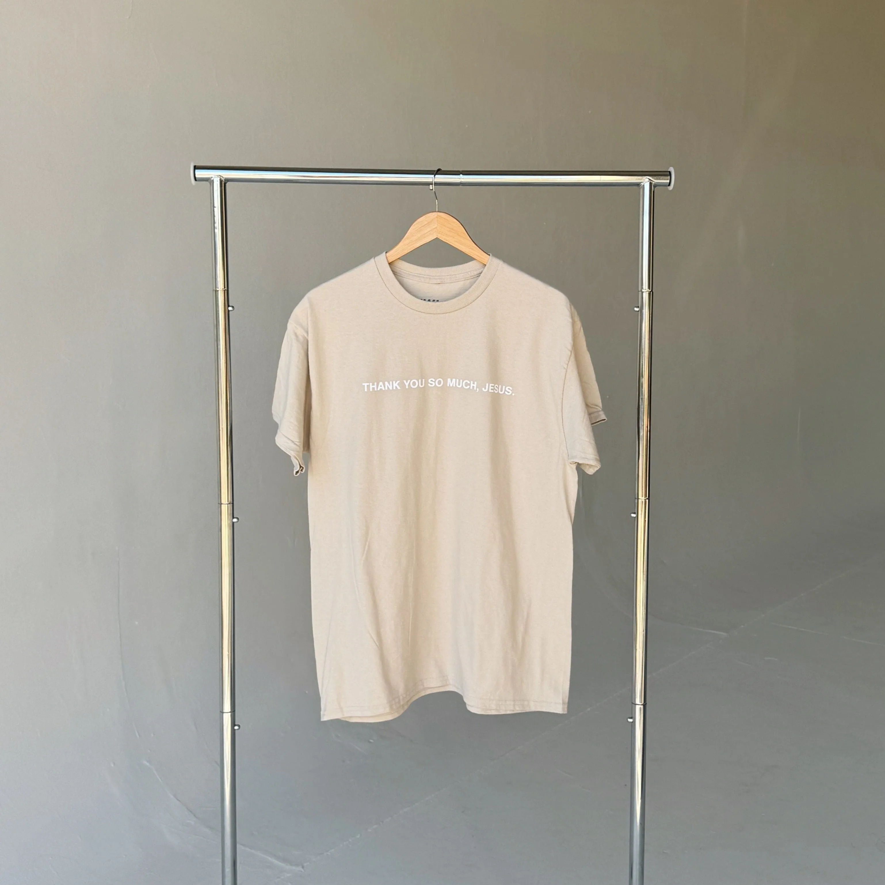 NEW EXCLUSIVE | "THANK YOU SO MUCH JESUS" TEE | SAND sold by He Would Love First product image thumbnail 5