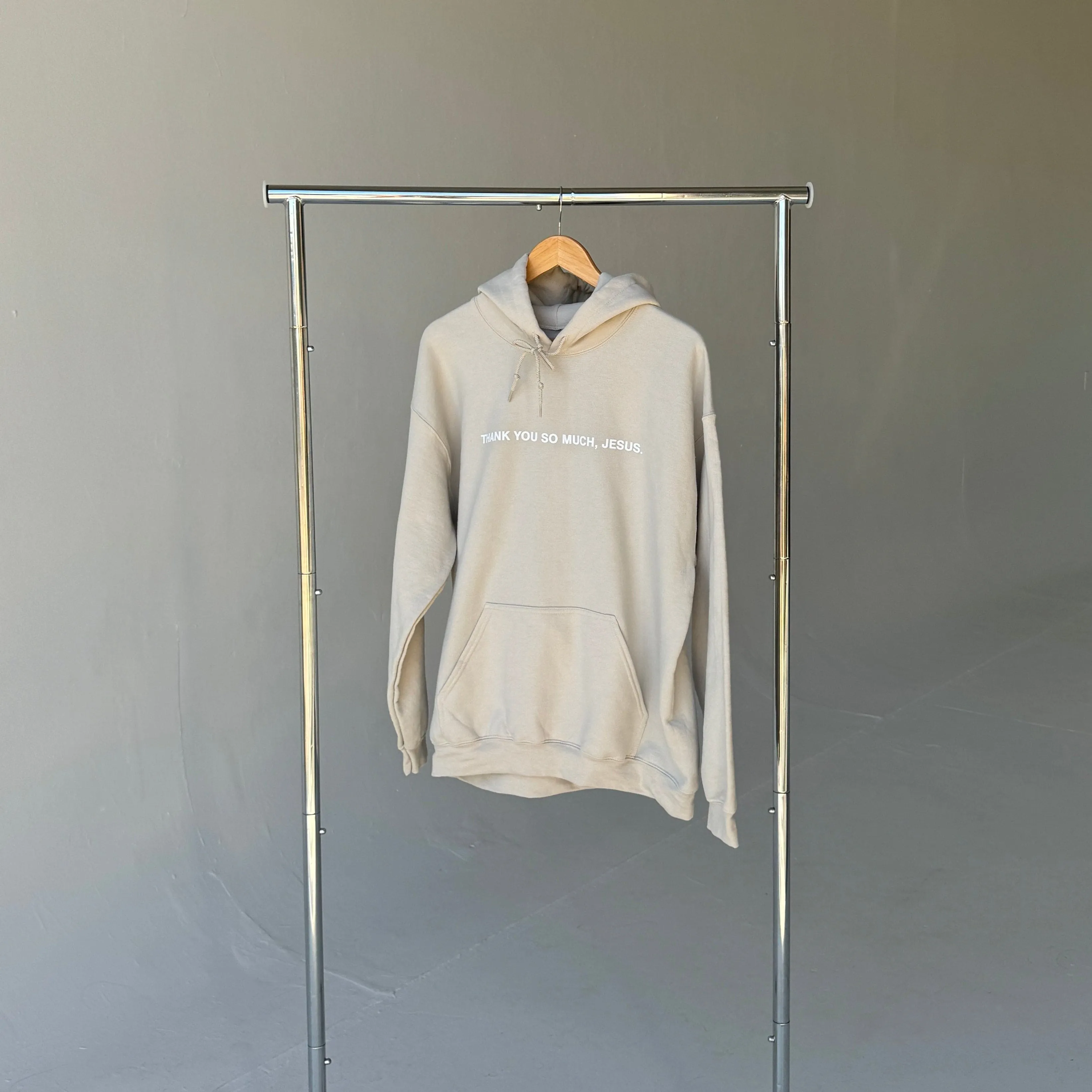NEW | "THANK YOU SO MUCH JESUS" HOODIE | SAND sold by He Would Love First product image thumbnail 2