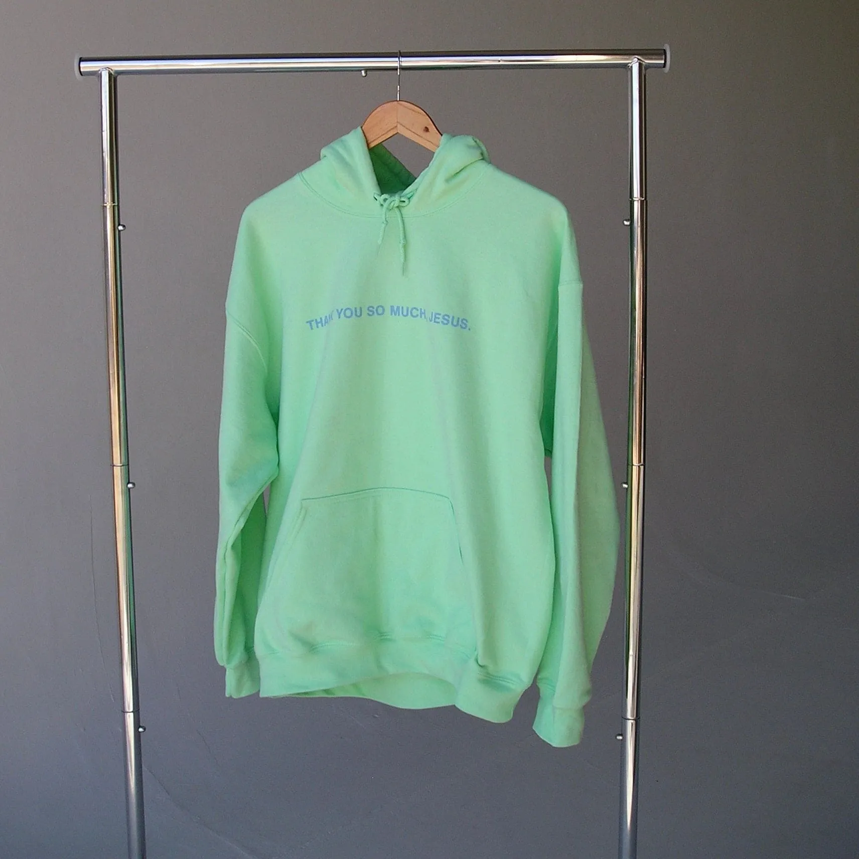 NEW | "THANK YOU SO MUCH JESUS" HOODIE | MINT sold by He Would Love First product image thumbnail 4