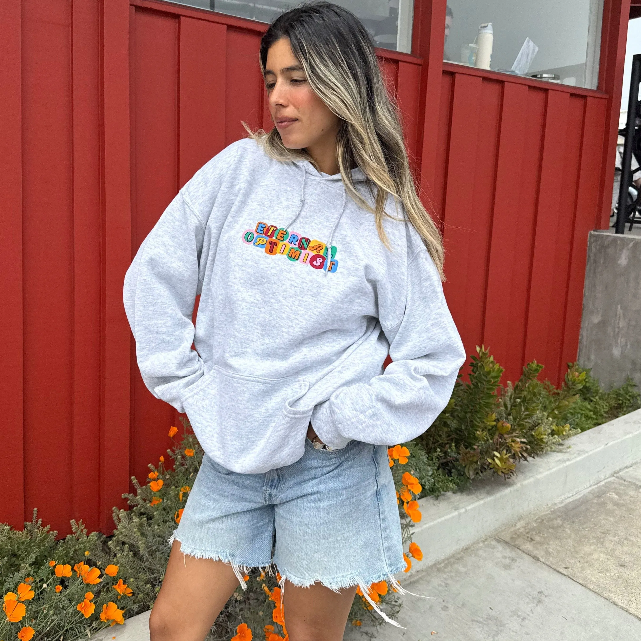 NEW! | "ETERNAL OPTIMIST" HOODIE | ASH sold by He Would Love First