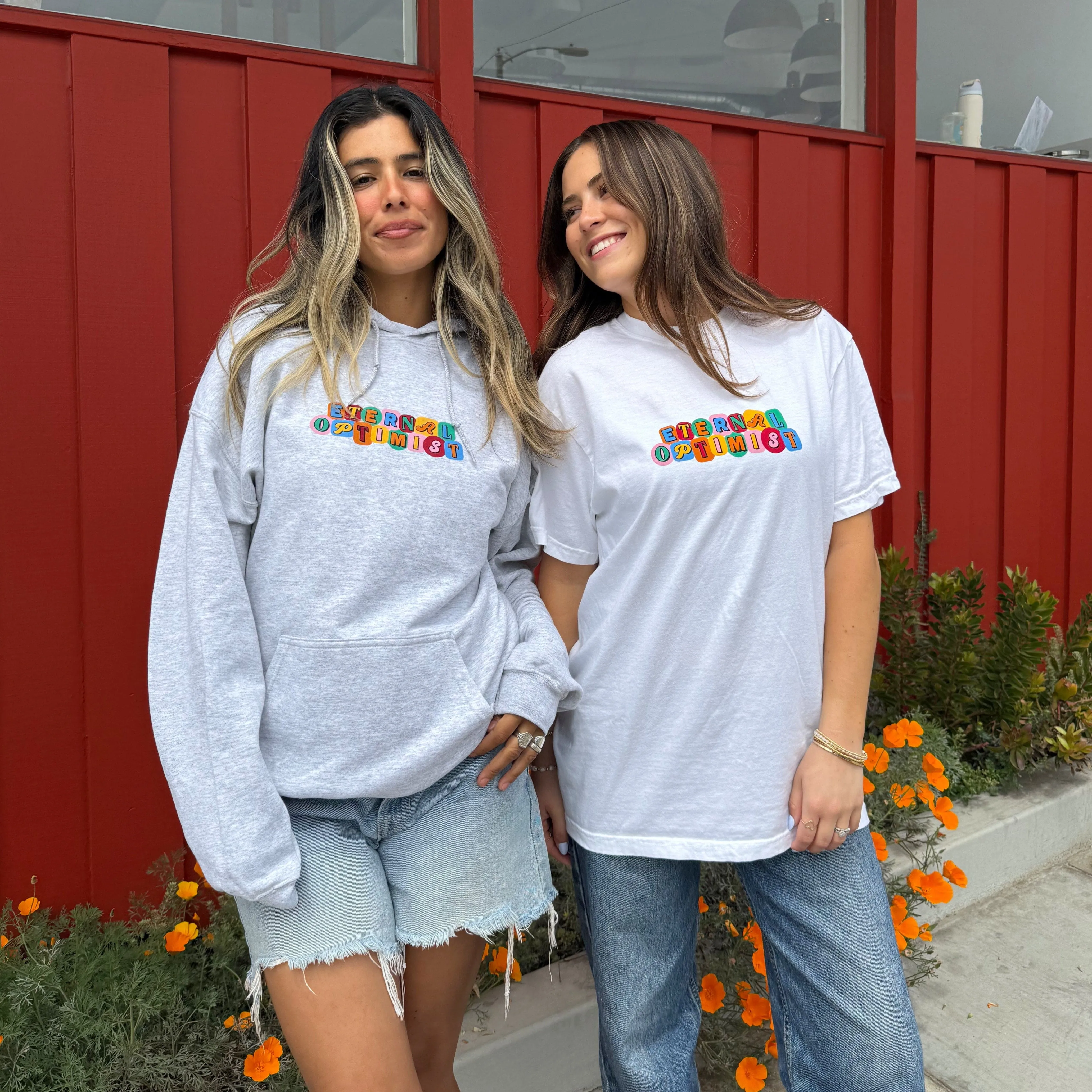 NEW! | "ETERNAL OPTIMIST" HOODIE | ASH sold by He Would Love First product image thumbnail 5