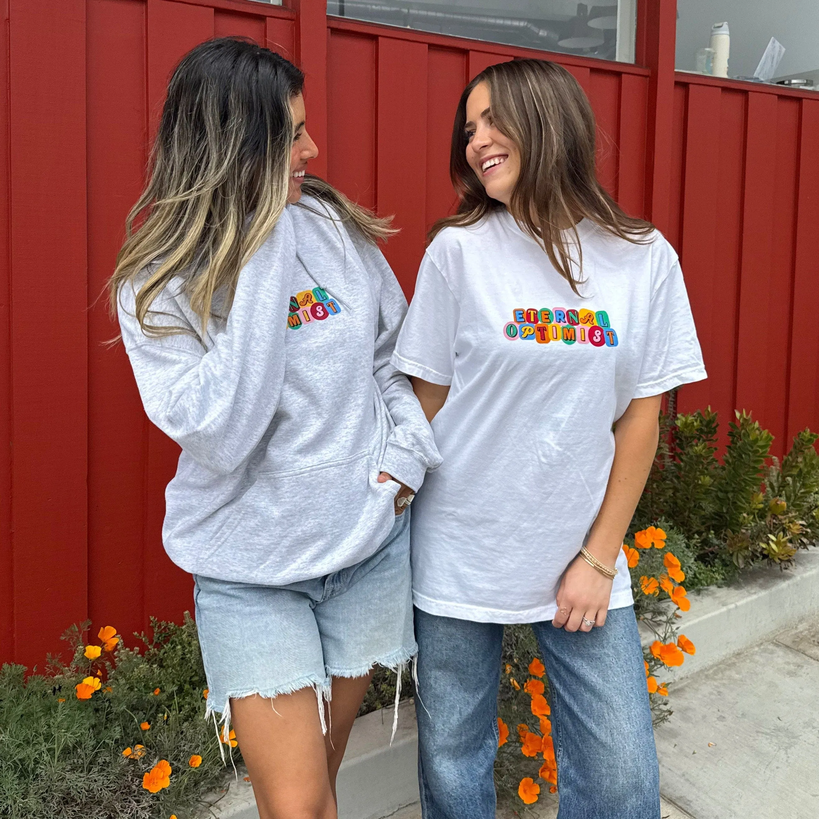 NEW! | "ETERNAL OPTIMIST" TEE | WHITE sold by He Would Love First product image thumbnail 4