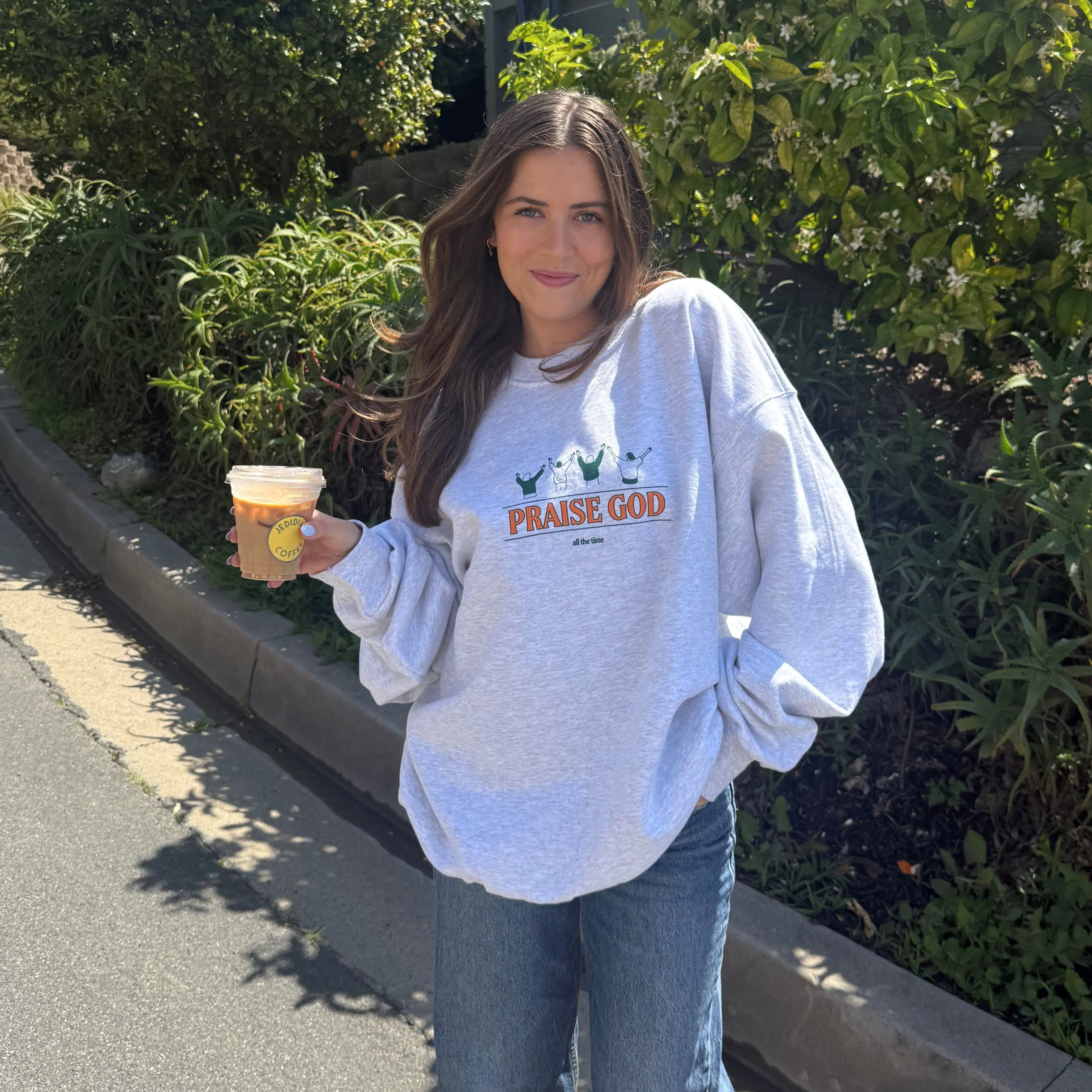 NEW! | "PRAISE GOD" CREWNECK | ASH sold by He Would Love First