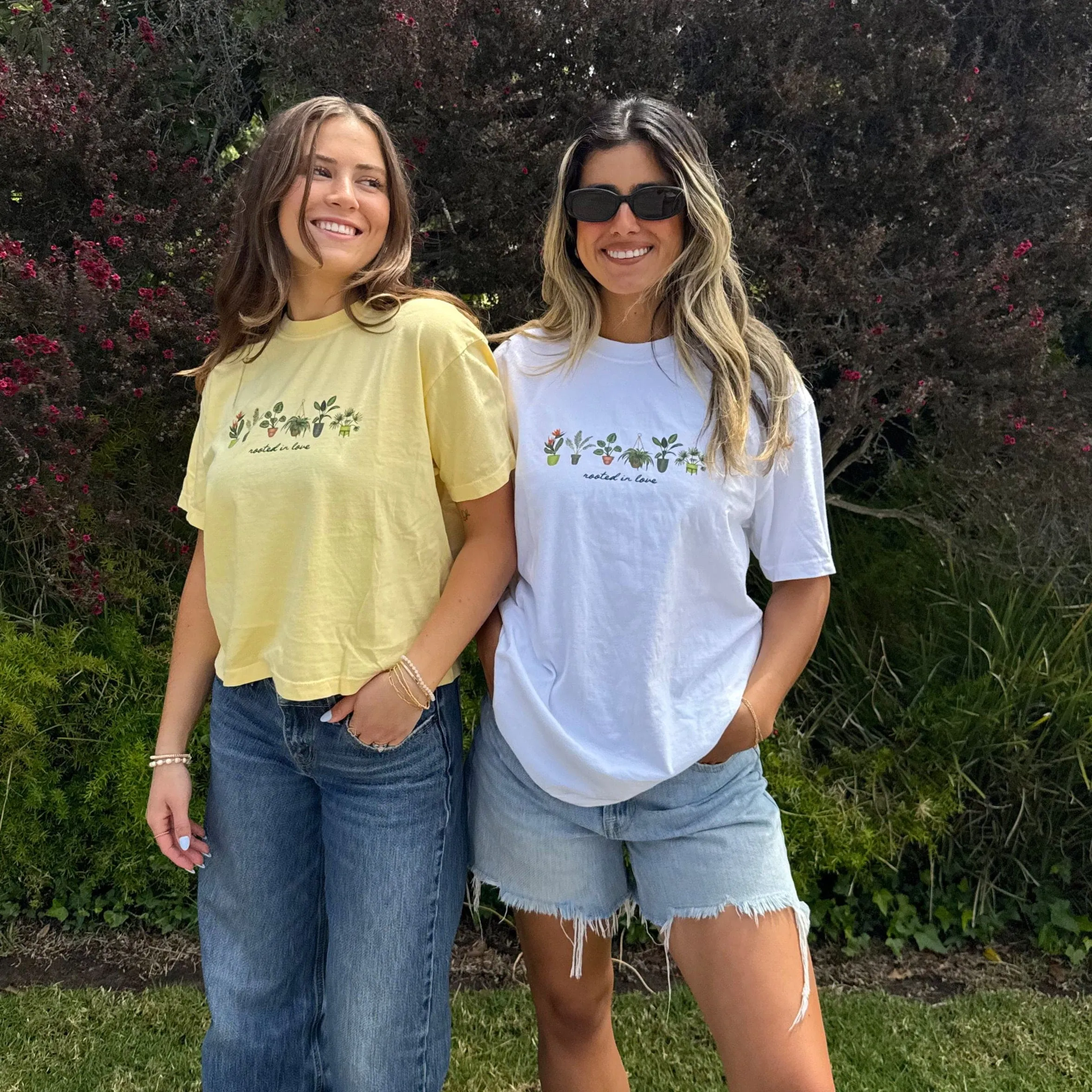 NEW! "ROOTED IN LOVE" TEE | WHITE sold by He Would Love First product image thumbnail 4