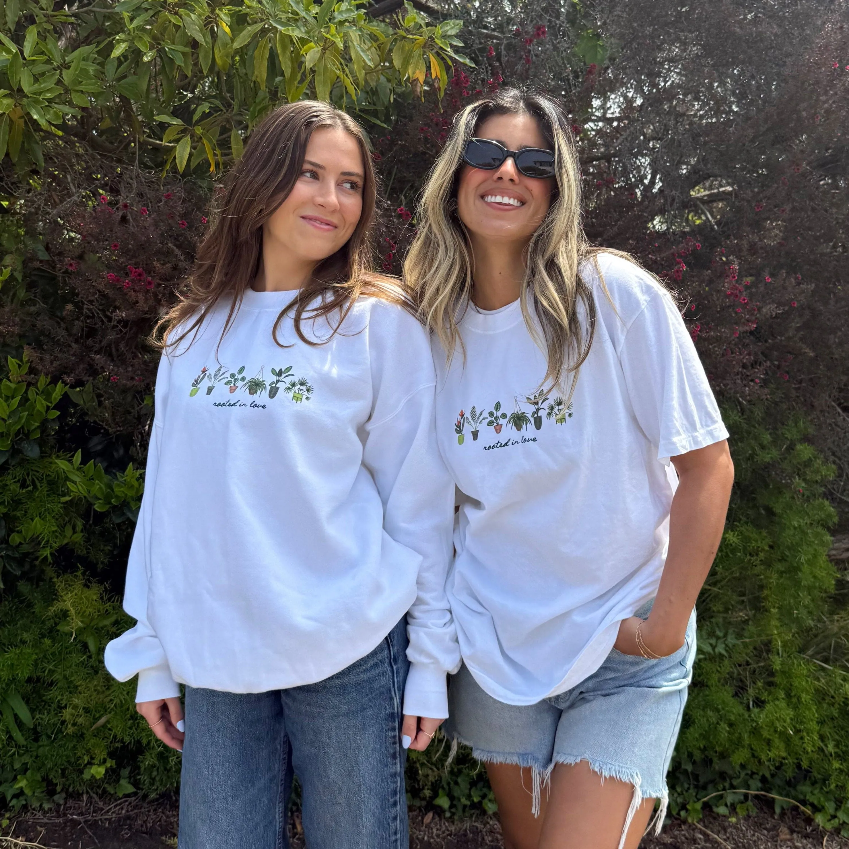 NEW! "ROOTED IN LOVE" TEE | WHITE sold by He Would Love First product image thumbnail 2