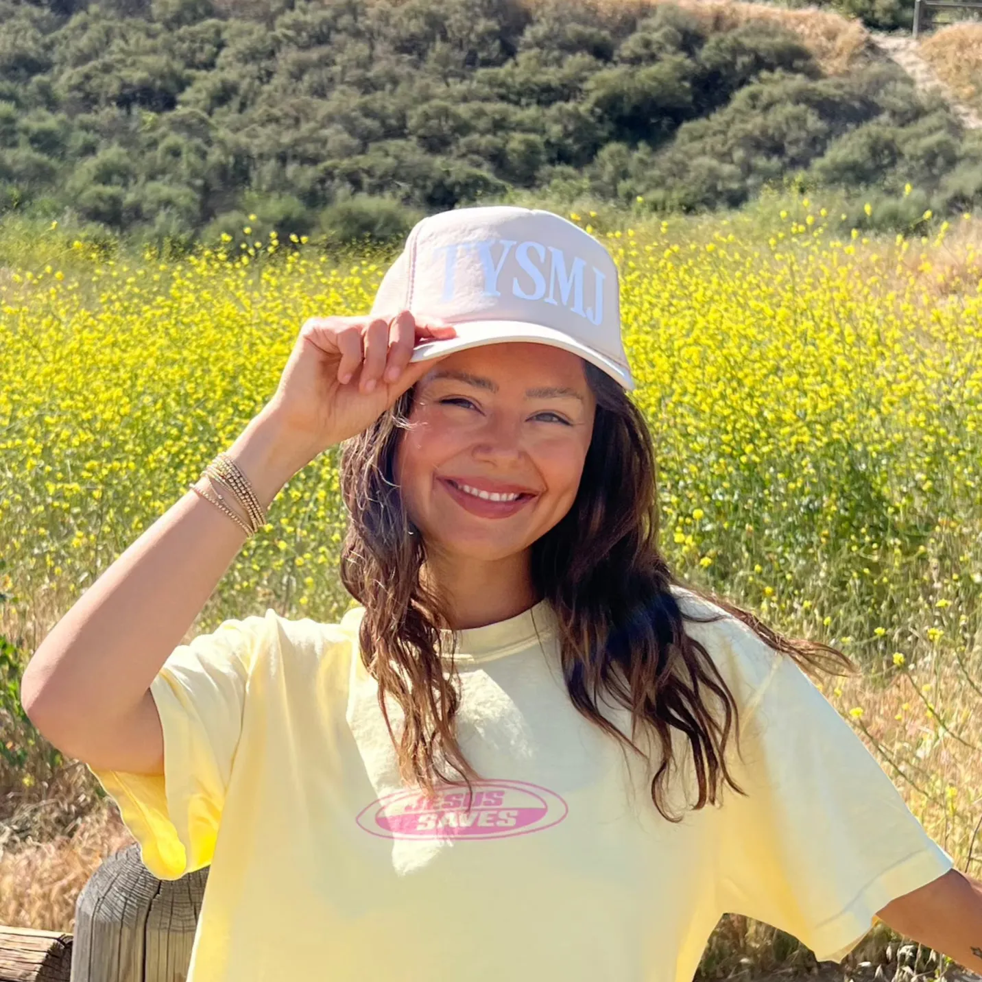 NEW! | "TYSMJ" HAT | TAN sold by He Would Love First product image thumbnail 5