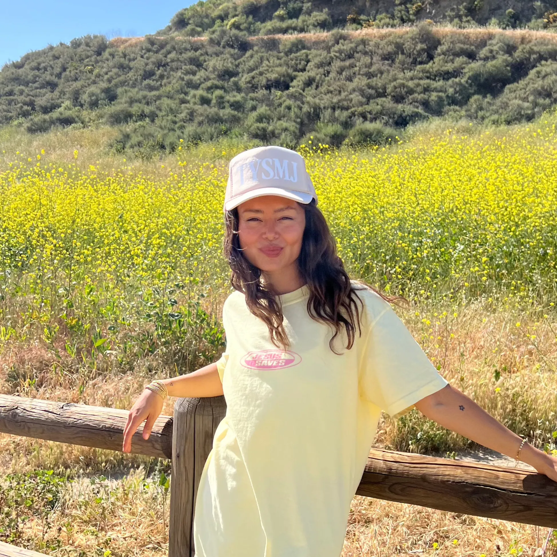 NEW! | "TYSMJ" HAT | TAN sold by He Would Love First product image thumbnail 3