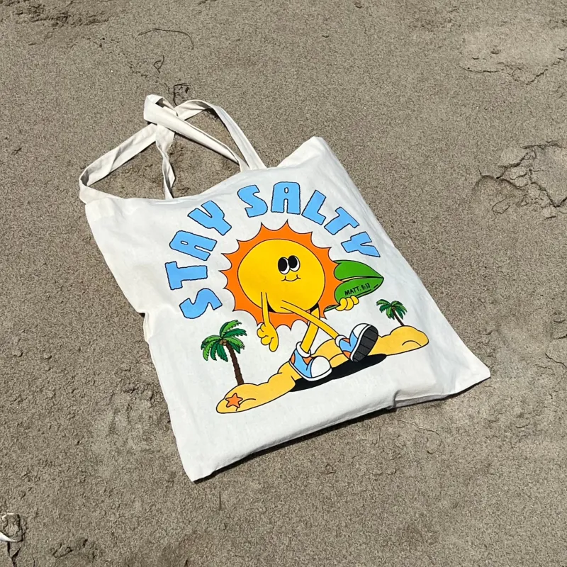NEW! | "STAY SALTY" BEACH TOTE sold by He Would Love First