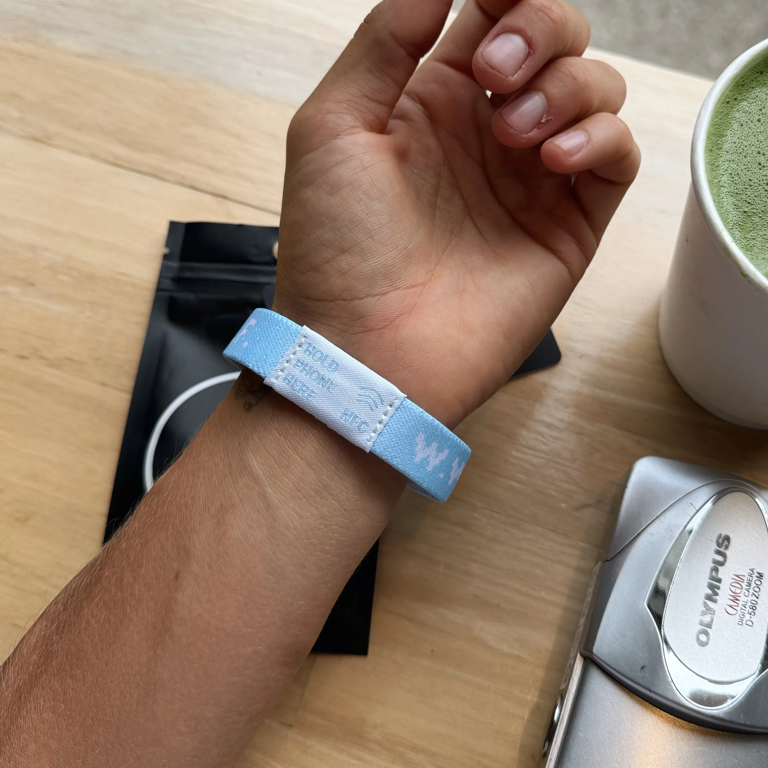 NEW! | DAILY BIBLE VERSE "WWJD X HWLF" BRACELET | LIGHT BLUE sold by He Would Love First product image thumbnail 3