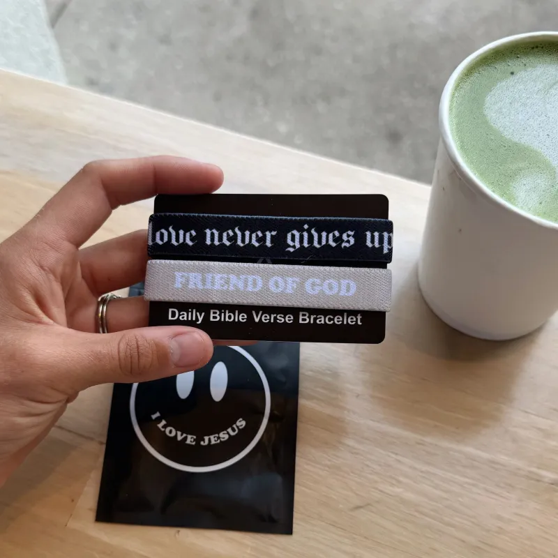 NEW! | DAILY BIBLE VERSE BRACELETS | VARIETY 2-PACK sold by He Would Love First