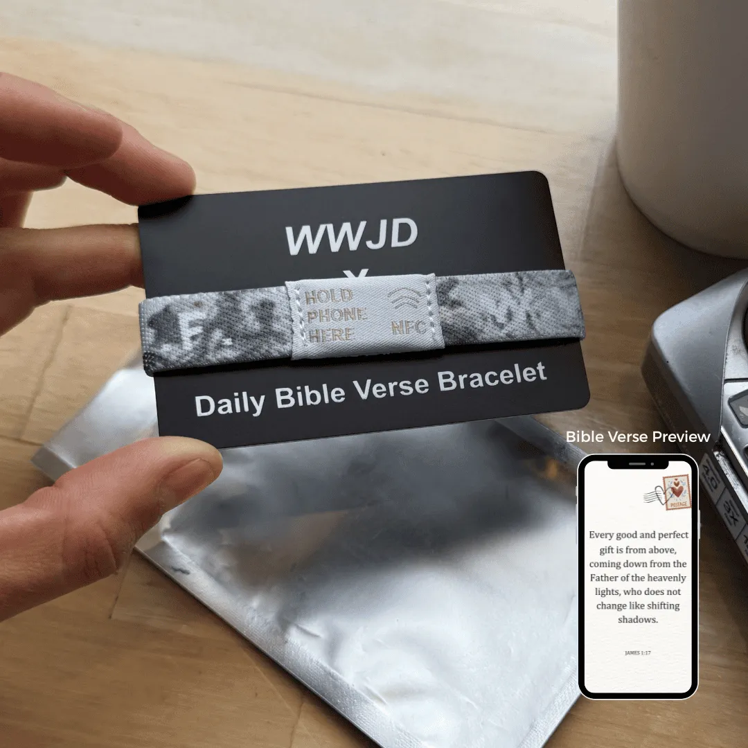 BULK PRICING! | DAILY BIBLE VERSE "WWJD X HWLF" BRACELET | ASSORTED COLORS sold by He Would Love First product image thumbnail 4