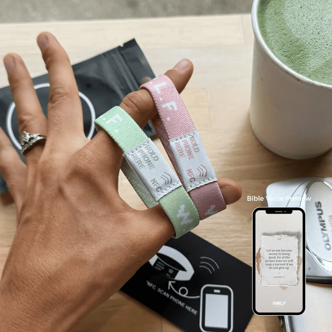 BULK PRICING! | DAILY BIBLE VERSE "WWJD X HWLF" BRACELET | ASSORTED COLORS sold by He Would Love First product image thumbnail 3