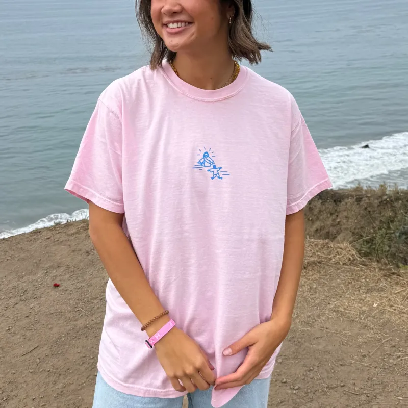 NEW! | "JESUS DOODLE" PREMIUM COMFORT COLOR TEE | PINK sold by He Would Love First