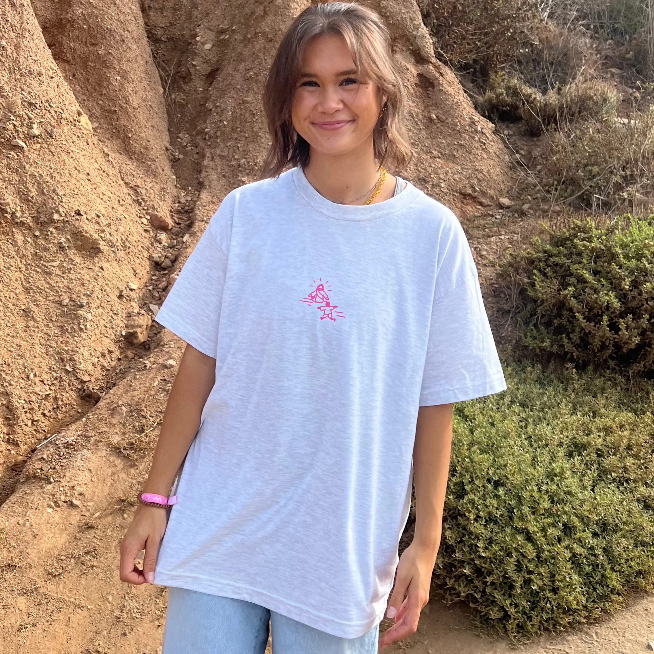 NEW! | "JESUS DOODLE" TEE | ASH sold by He Would Love First product image thumbnail 2