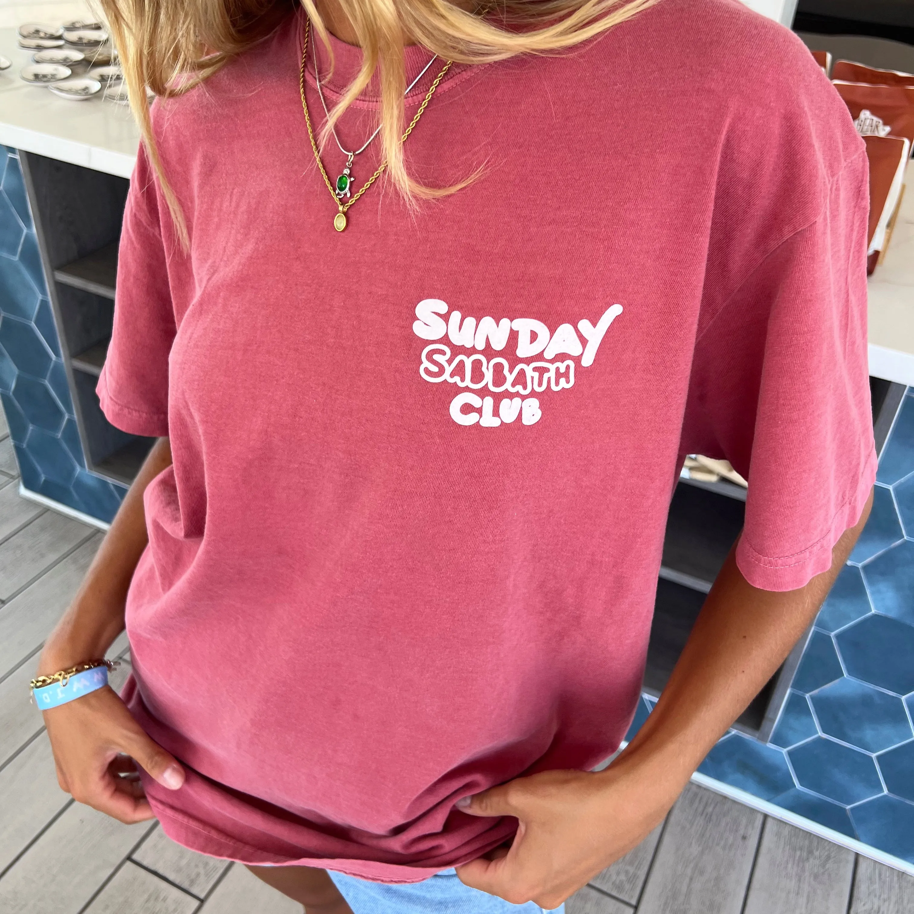 NEW! "SUNDAY SABBATH CLUB" PREMIUM COMFORT COLOR TEE sold by He Would Love First product image thumbnail 5