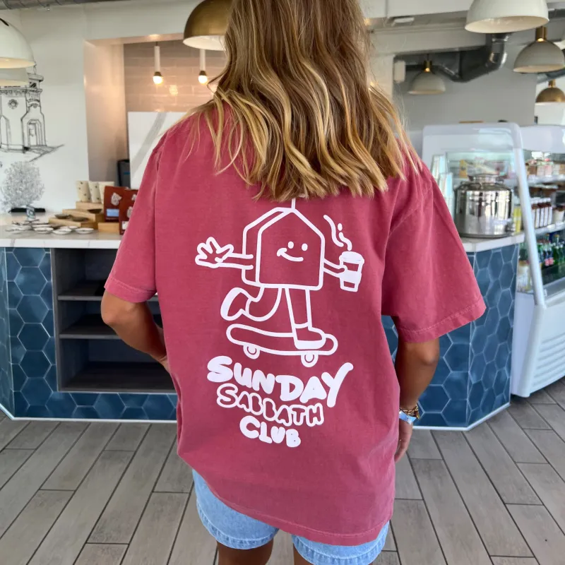 NEW! "SUNDAY SABBATH CLUB" PREMIUM COMFORT COLOR TEE sold by He Would Love First